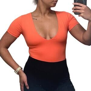 House of Harlow 1960 Short Sleeve Bodysuit